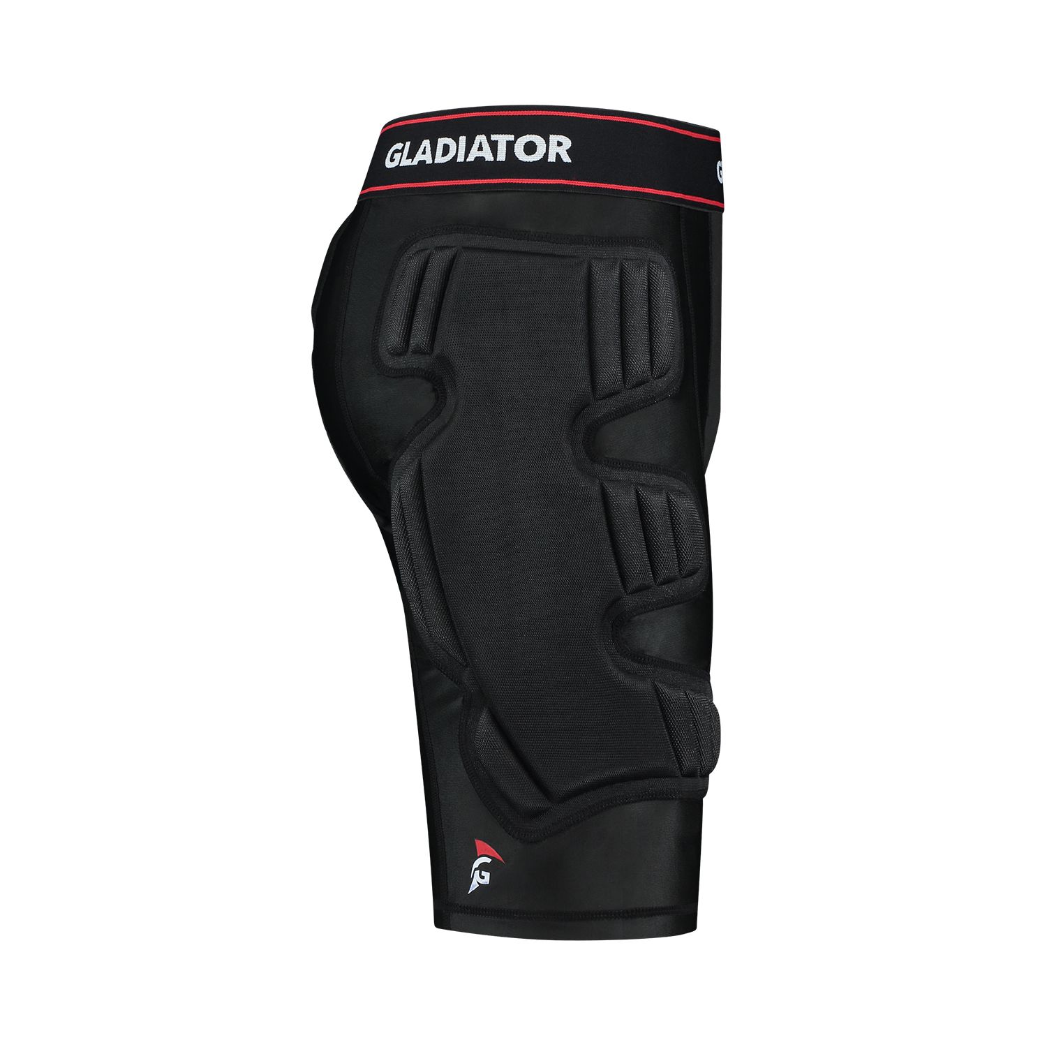 Side view of the Gladiator Sports Goalkeeper Protection Shorts