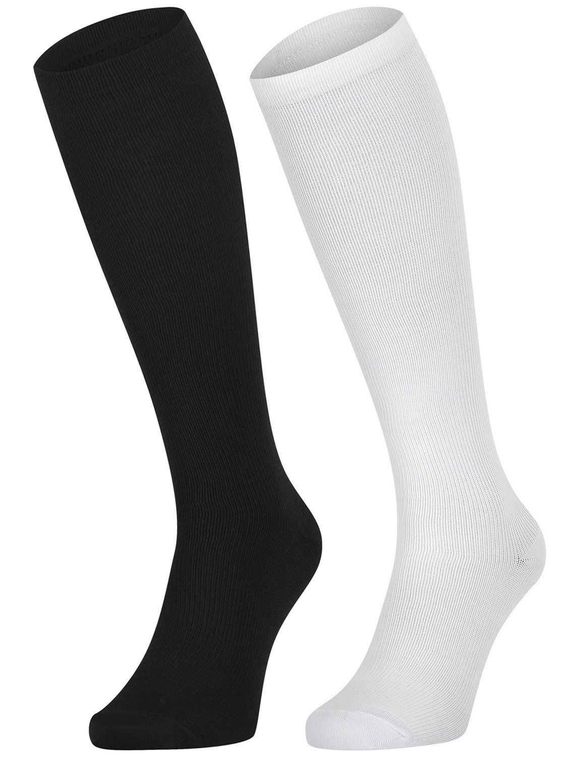 Support Stockings / Travel Stockings - Closed Toe - (Black or White) (Per pair)