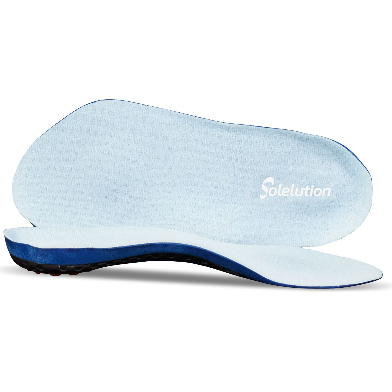 Solelution High Heel Comfort Schuheinlagen Seitenansicht und Draufsicht