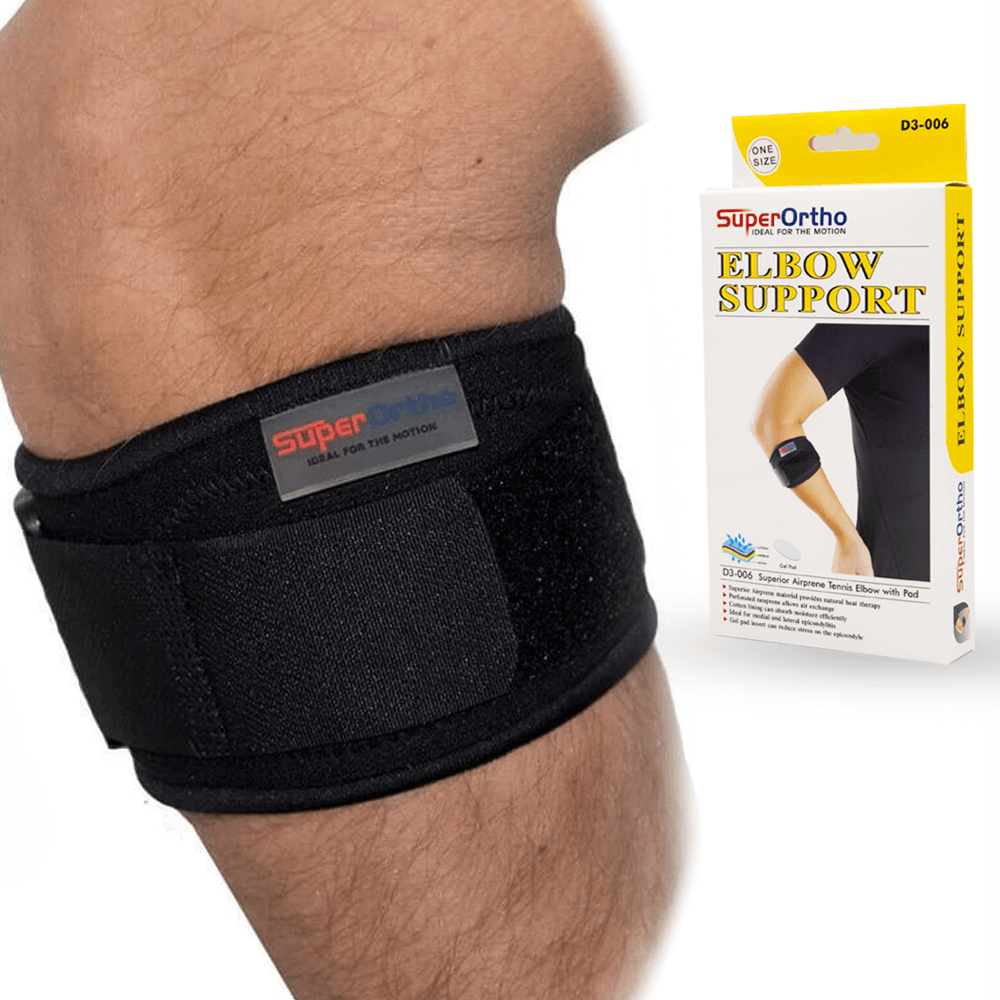 Super Ortho Tennisarm- / Tennisellenbogen- / Golferellenbogenbandage Verpackung