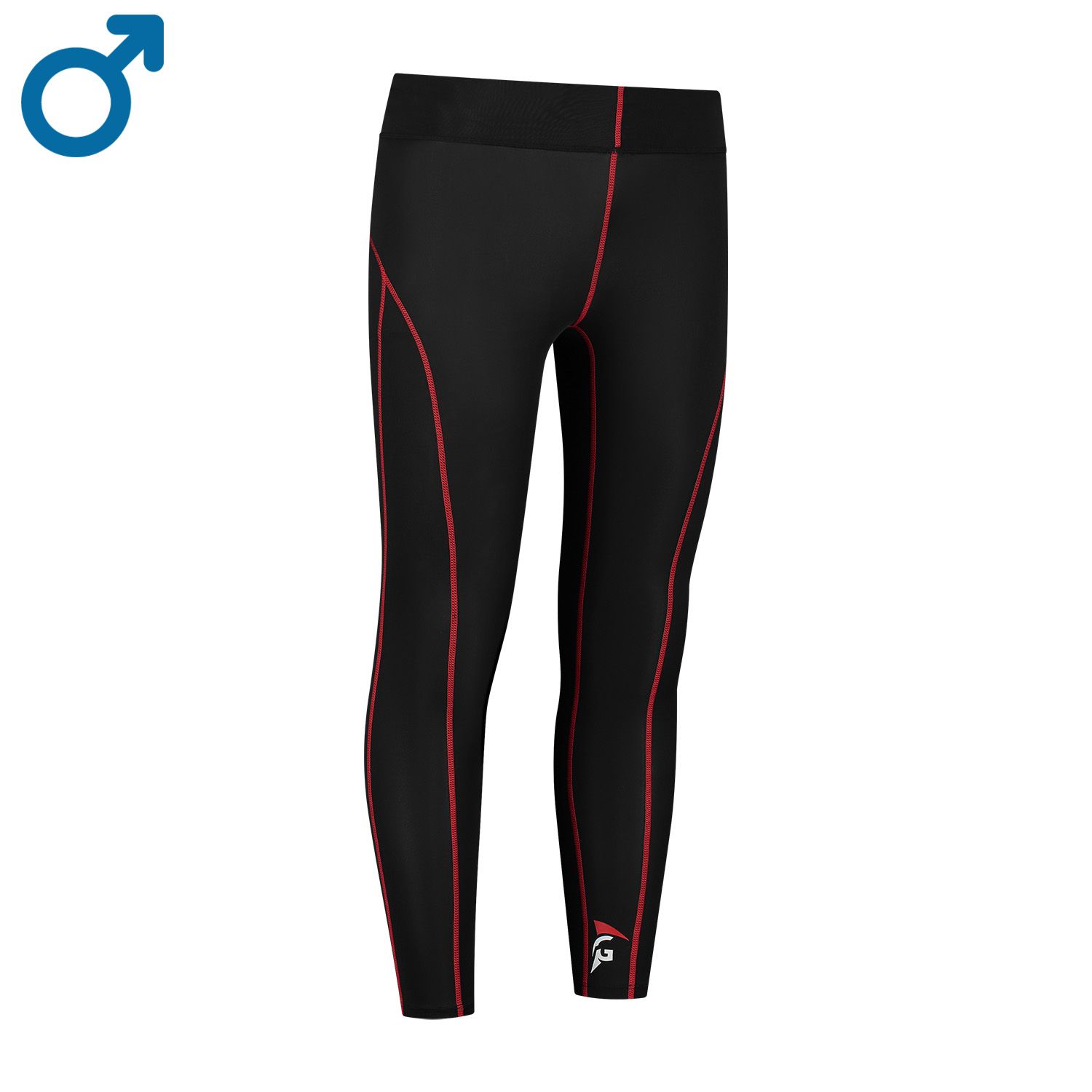 Front view of the Gladiator Sports Compression Tights Long for Men
