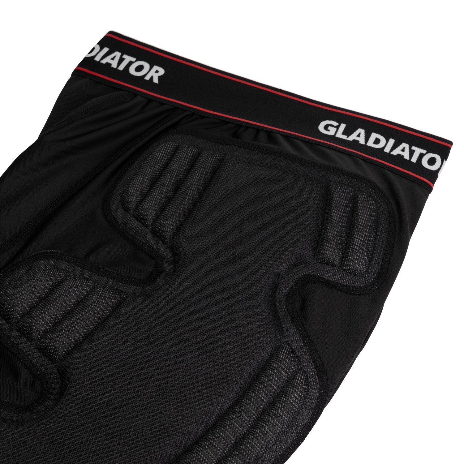 Gladiator Sports Schutzhose / Torwarthose – kurz Polsterung für die rechte Hüfte