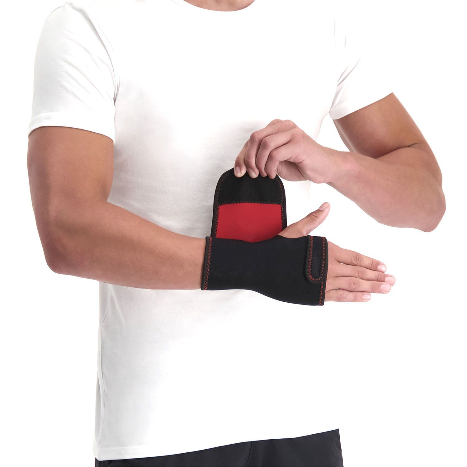 Gladiator Sports Handgelenkbandage (Karpaltunnel) Anziehen