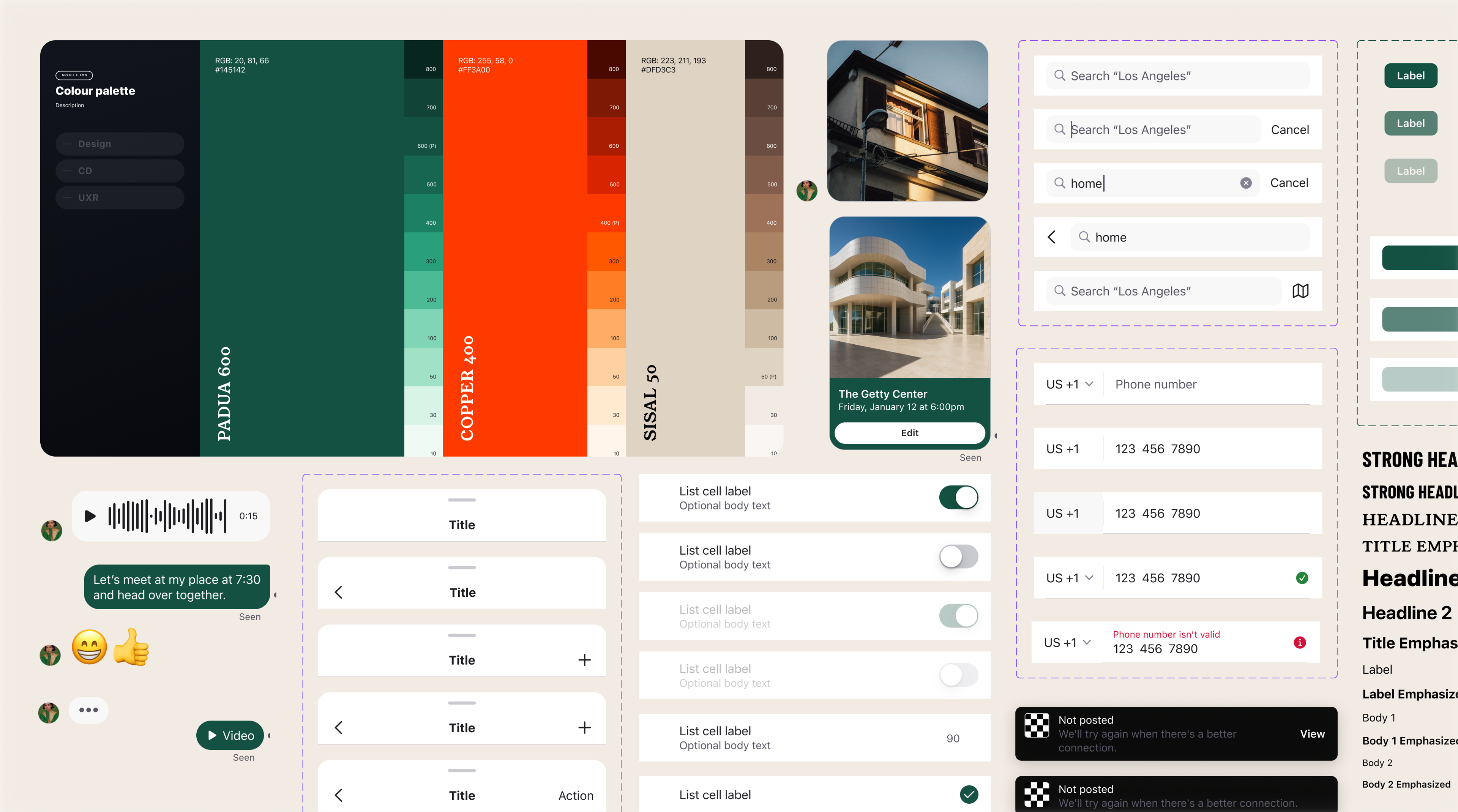 Design System overview - TAP