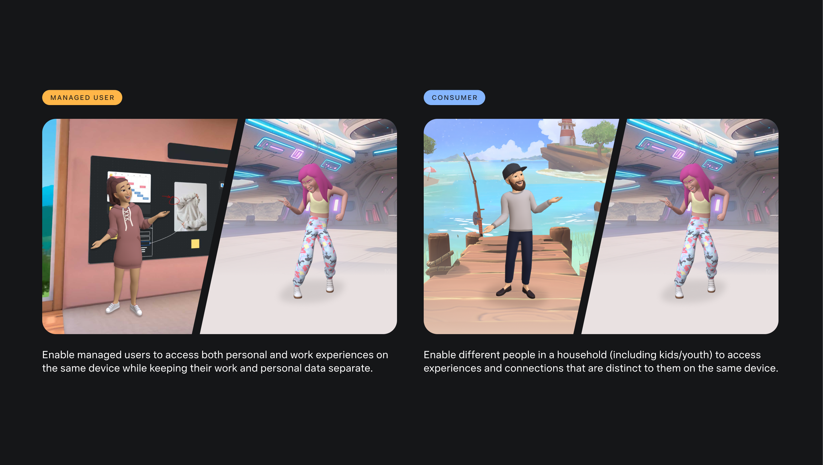Use cases - Hard switch multi-account in metaverse