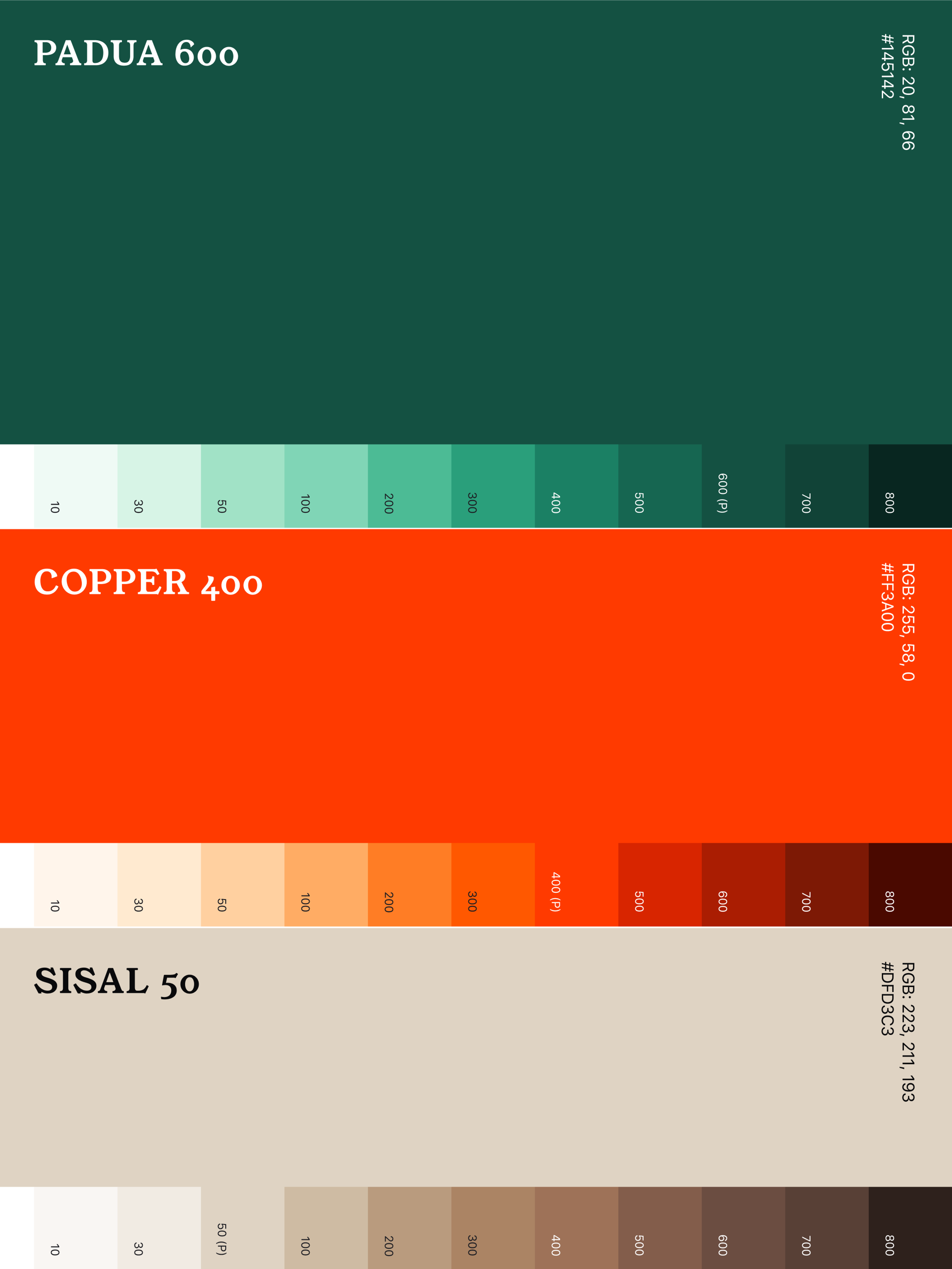 Brand colours - TAP