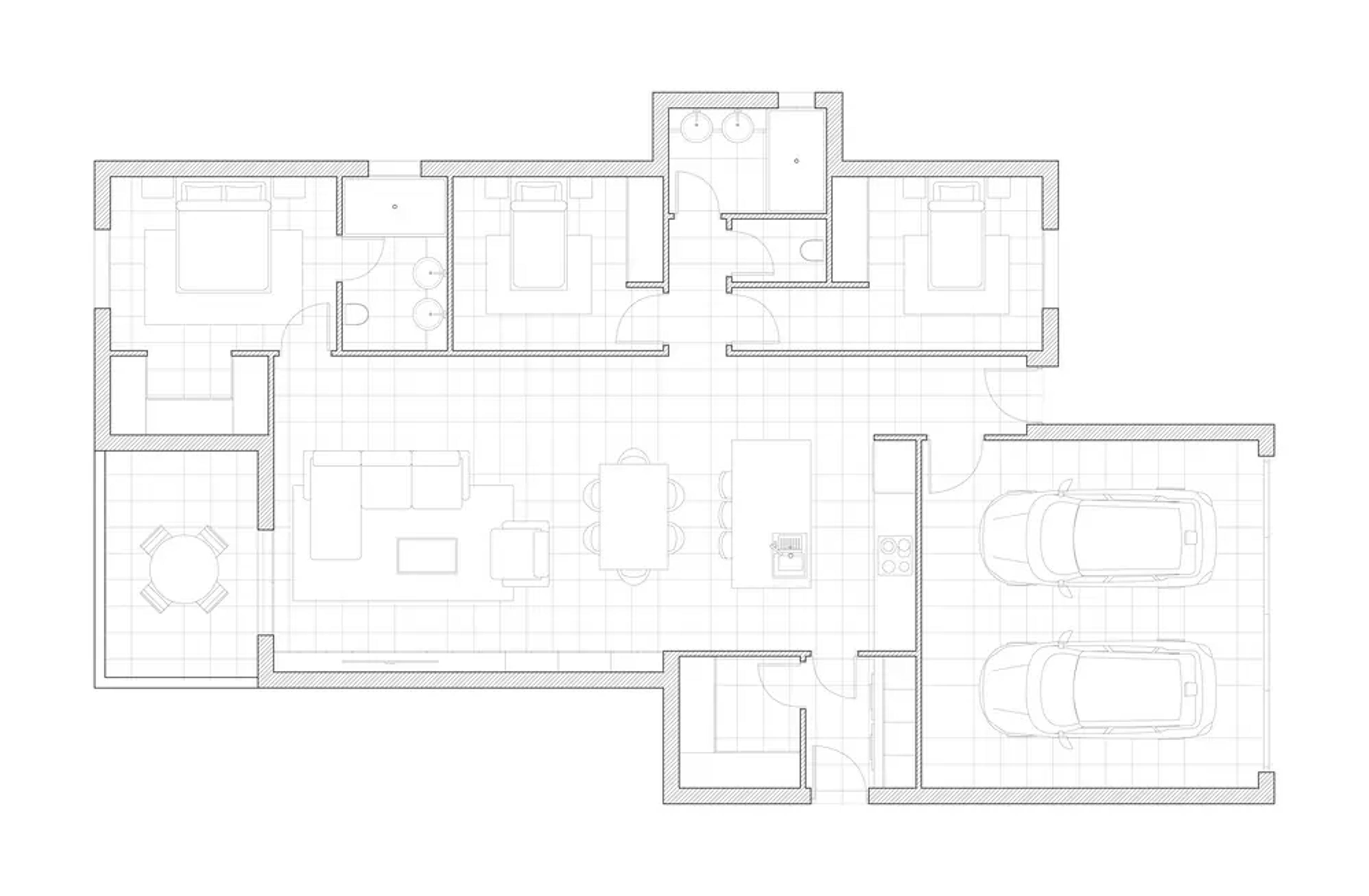 Ocean Villa, floor plan