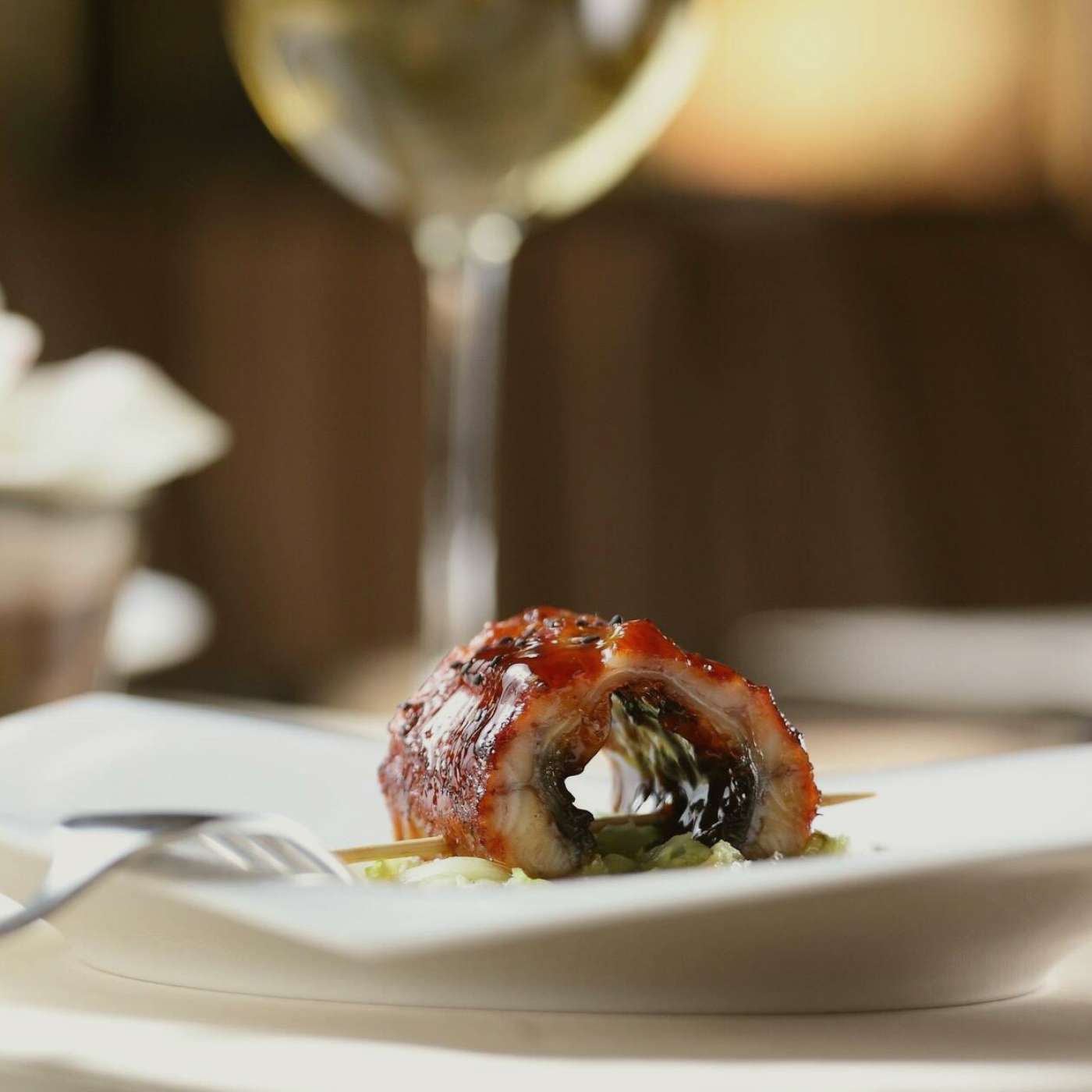 Plated dish