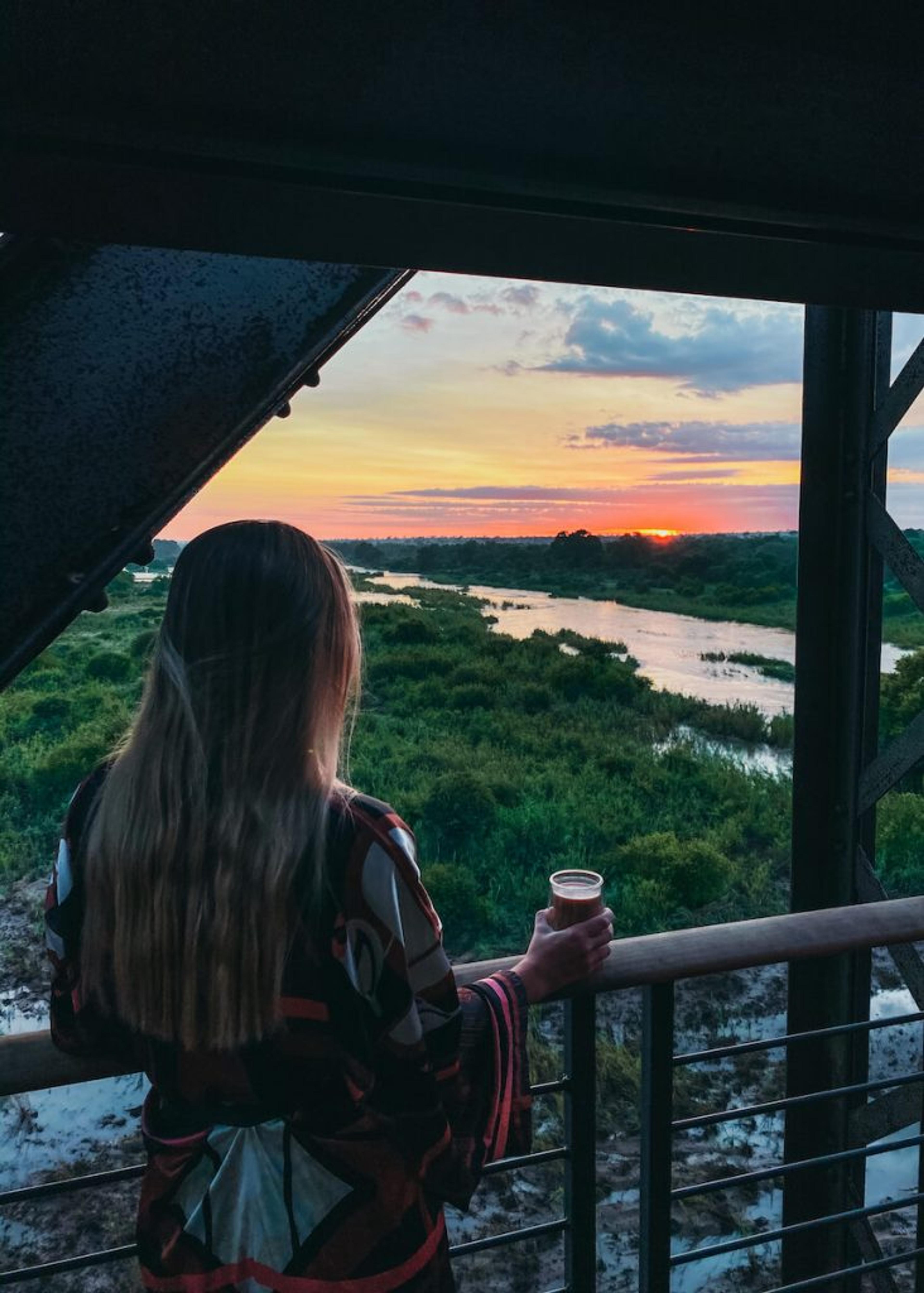 Lodge above the Sabie River, Kruger National Park