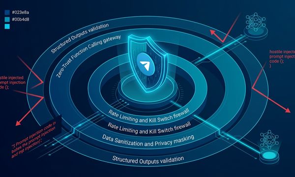 Как защитить Telegram-бота от взлома и утечки данных: 4 архитектурных правила для бизнеса, а не наивные промпты