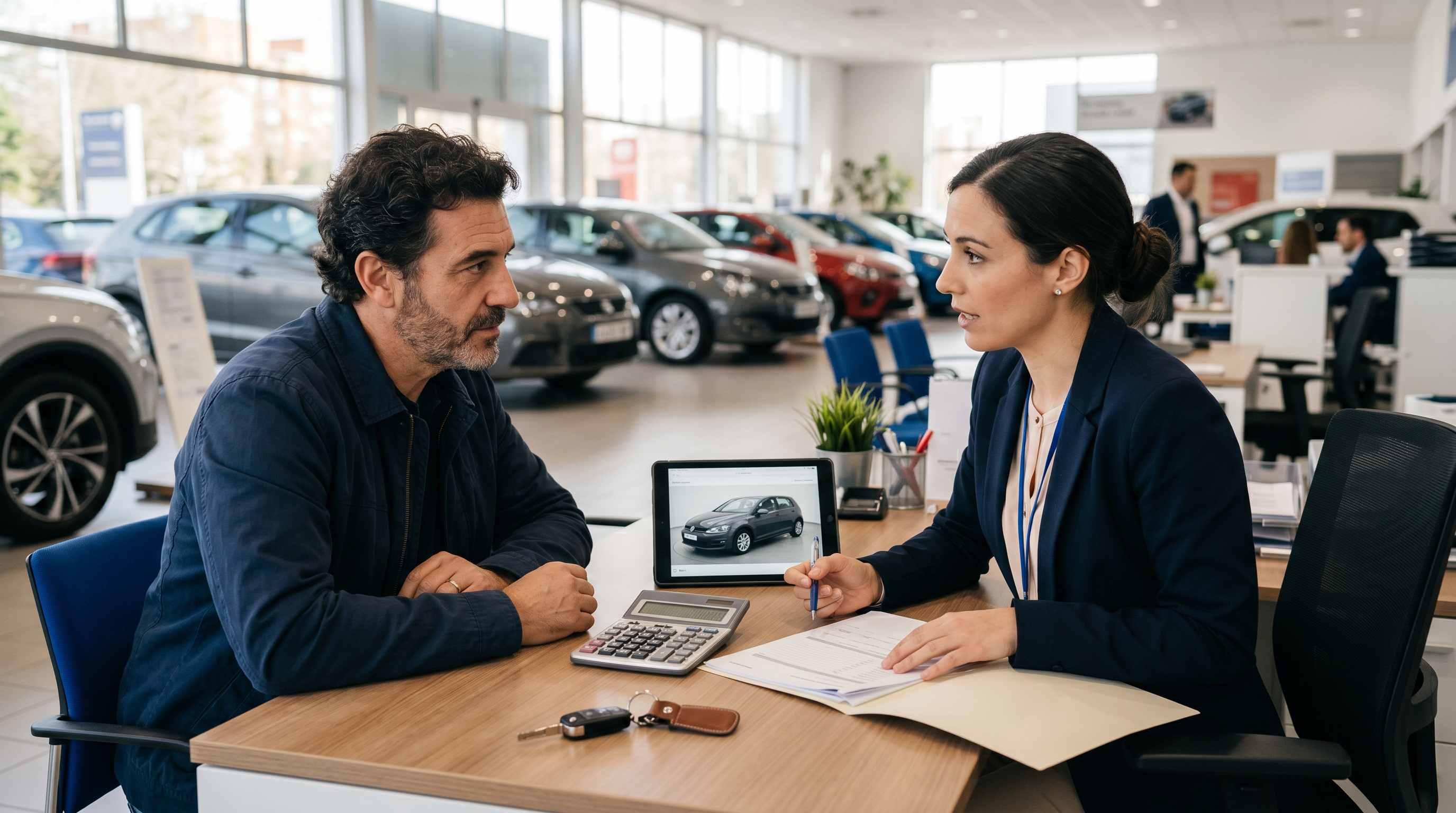 Financiación de un coche de segunda mano en concesionario
