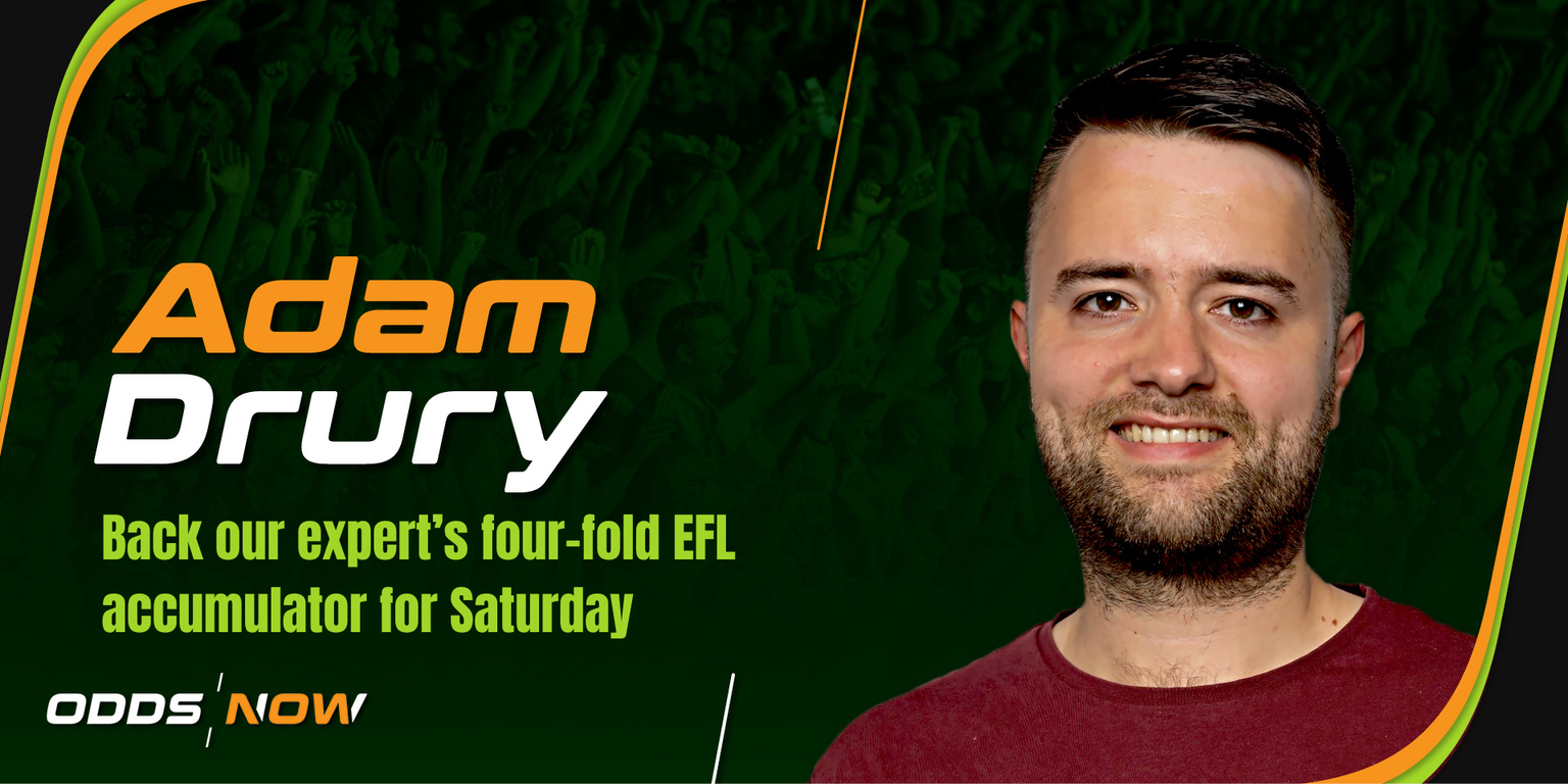 Back Adam Drury's 26/1 EFL Saturday accumulator
