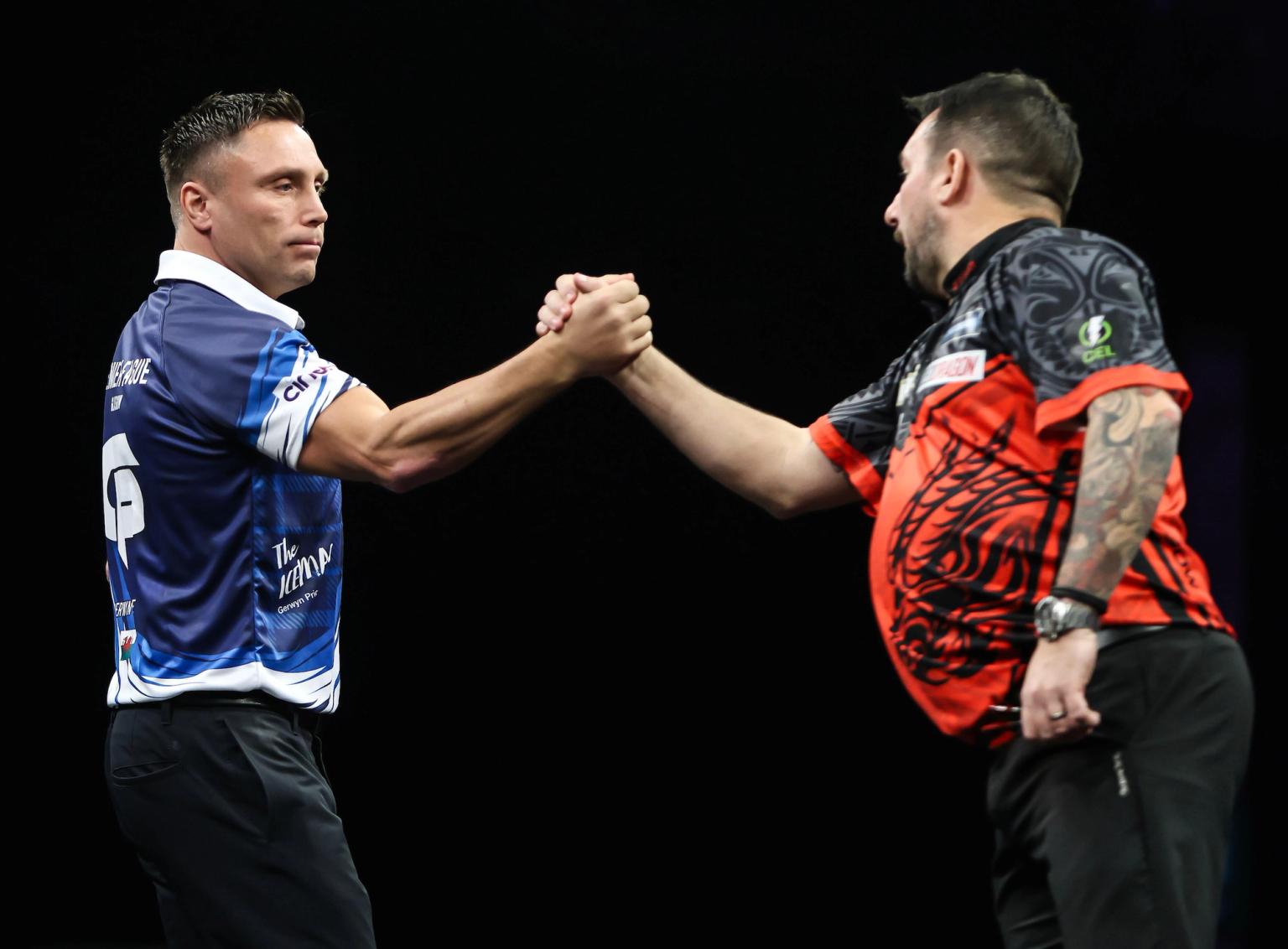 Who prevail victorious in the 2026 Premier League Darts Night 8 in Berlin? (Credit: PDC Darts)