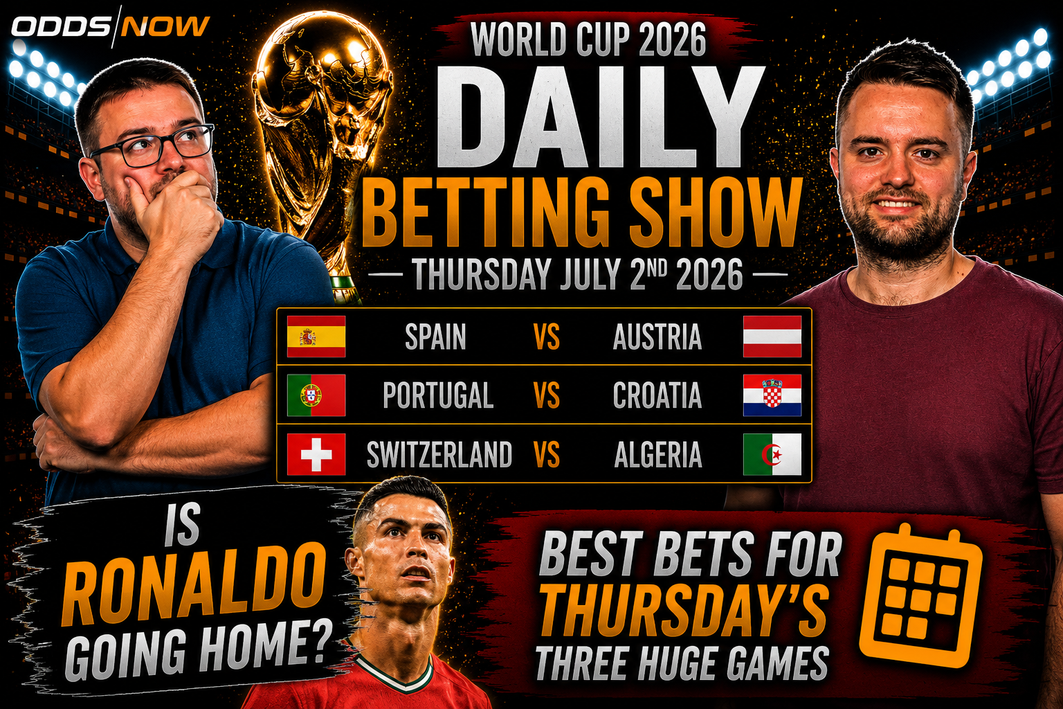 2026 FIFA World Cup: Our Thursday best bets including Portugal vs Croatia