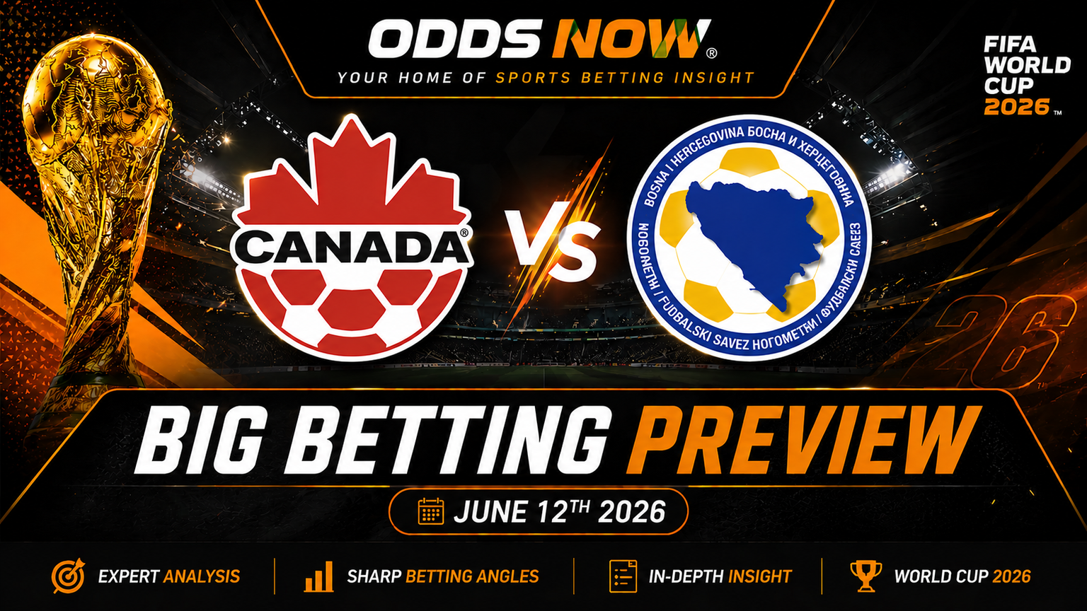 Canada are chasing a first ever World Cup finals win when they face Bosnia
