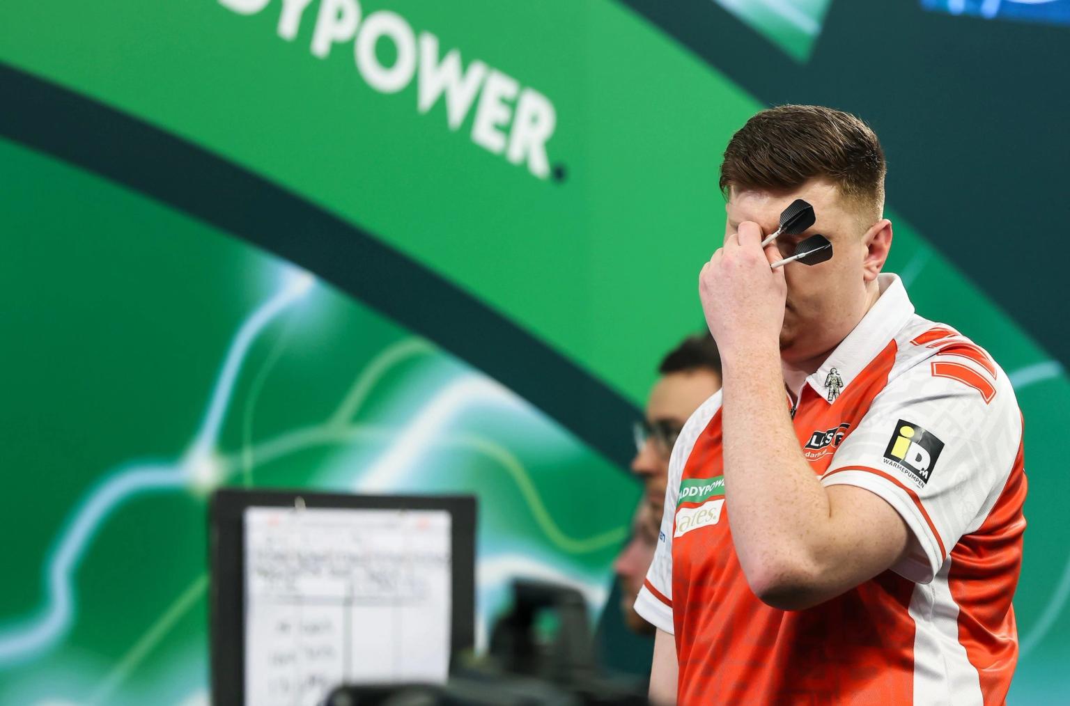 Niko Springer was dumped out of the 2026 PDC World Championship by Joe Comito (Credit: PDC Darts)