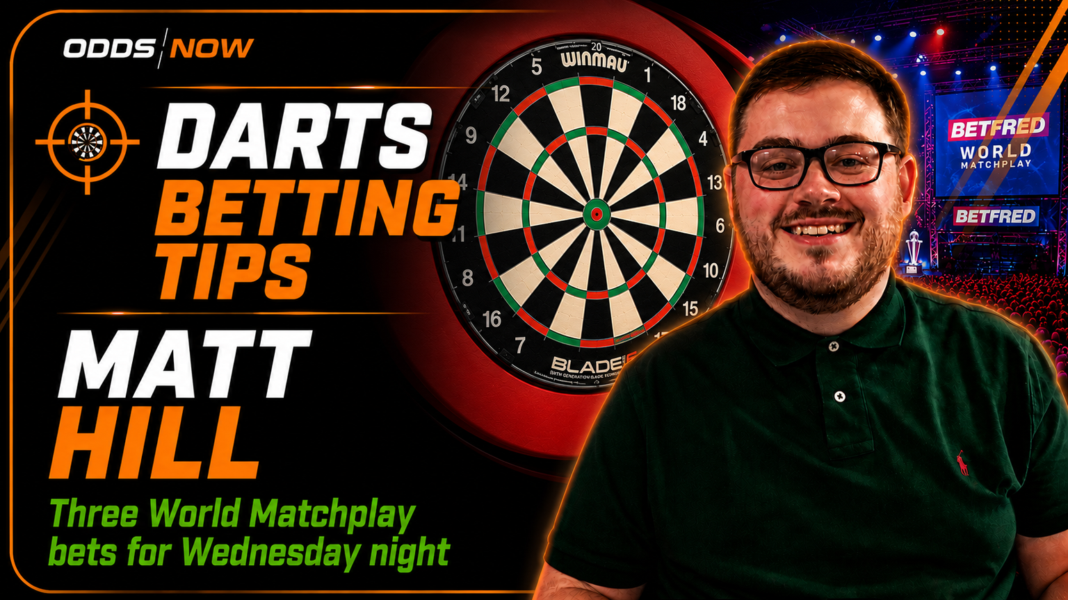 2026 World Matchplay: Three bets for Wednesday evening's action