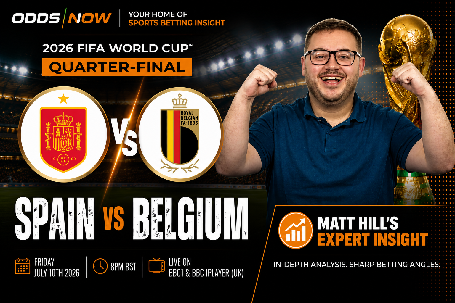 Spain vs Belgium betting tips: La Roja to edge entertaining contest