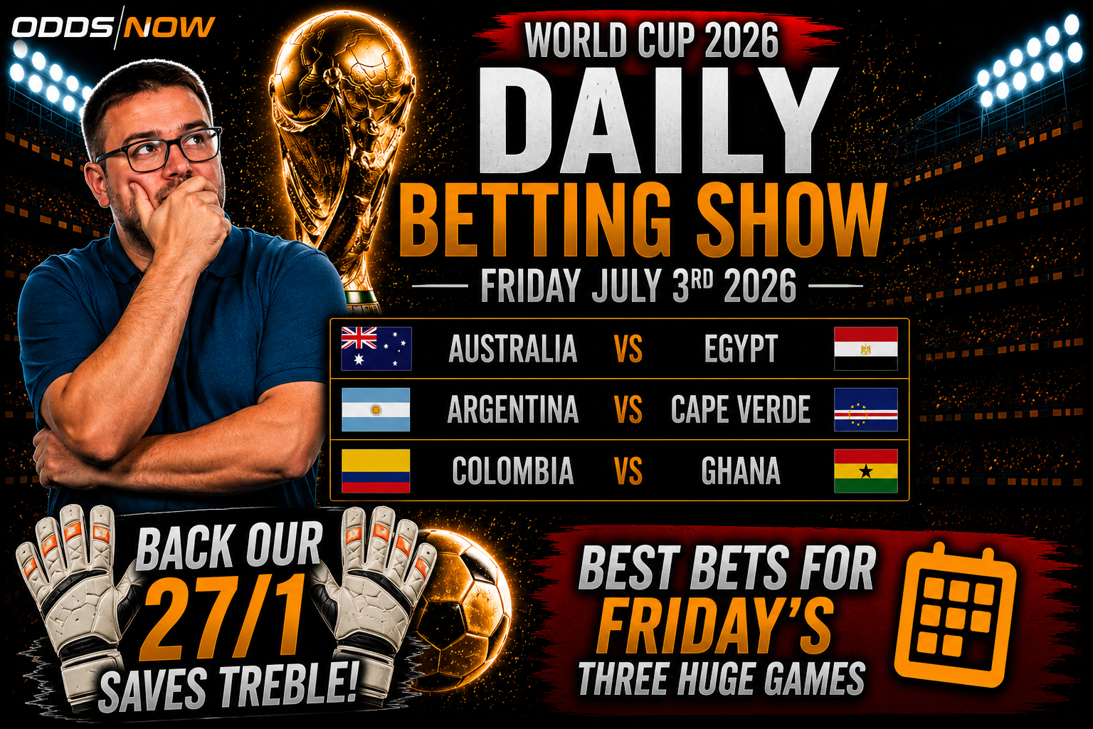 2026 FIFA World Cup: Our Friday best bets including Argentina vs Cape Verde