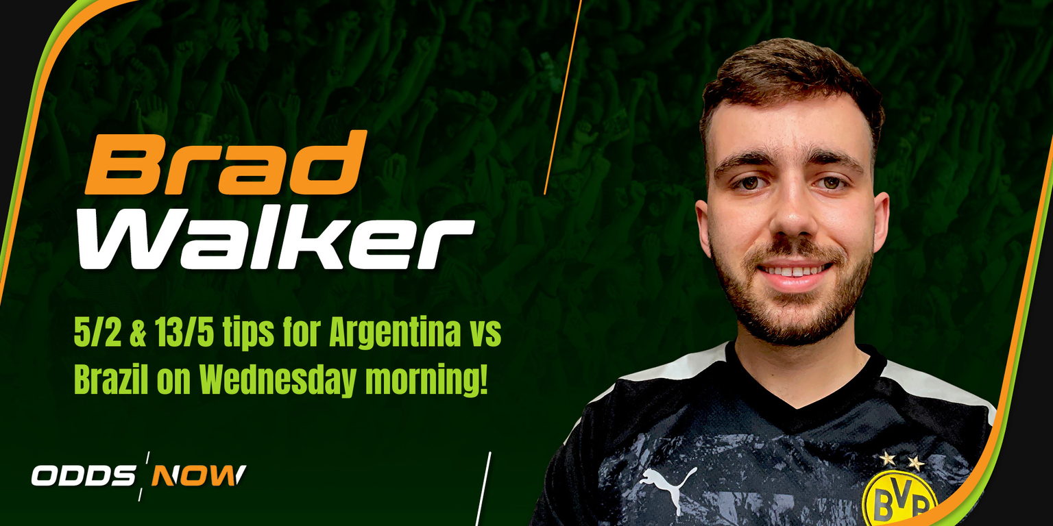 Argentina vs Brazil: 5/2 & 13/5 tips for the Superclassic