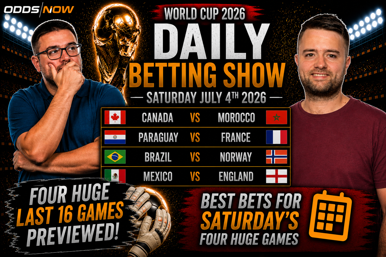 2026 FIFA World Cup: Best bets for Canada vs Morocco and Paraguay vs France