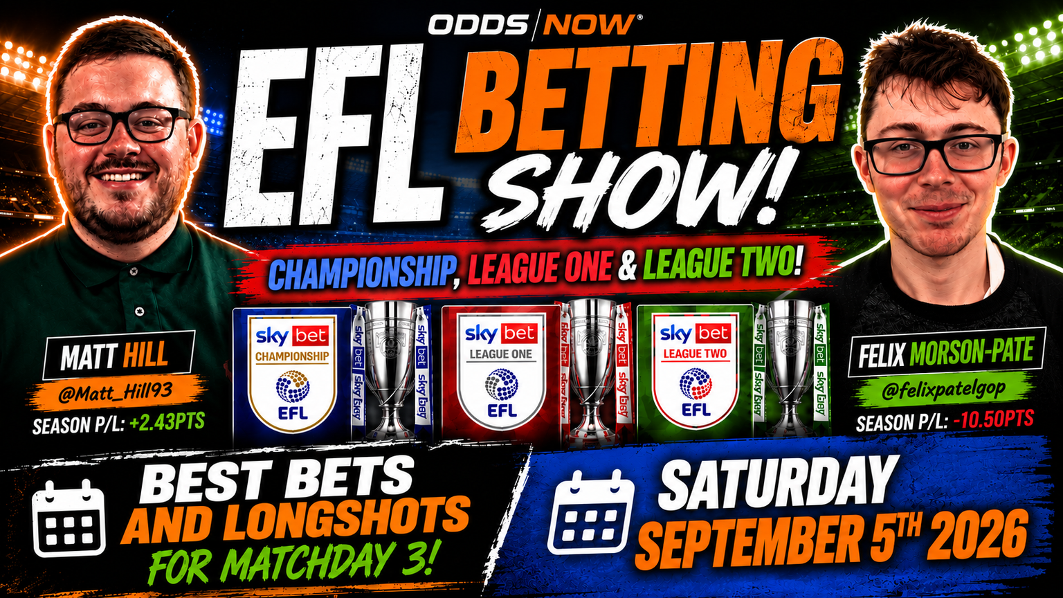 VIDEO: Watch the latest episode of our EFL Betting Show!