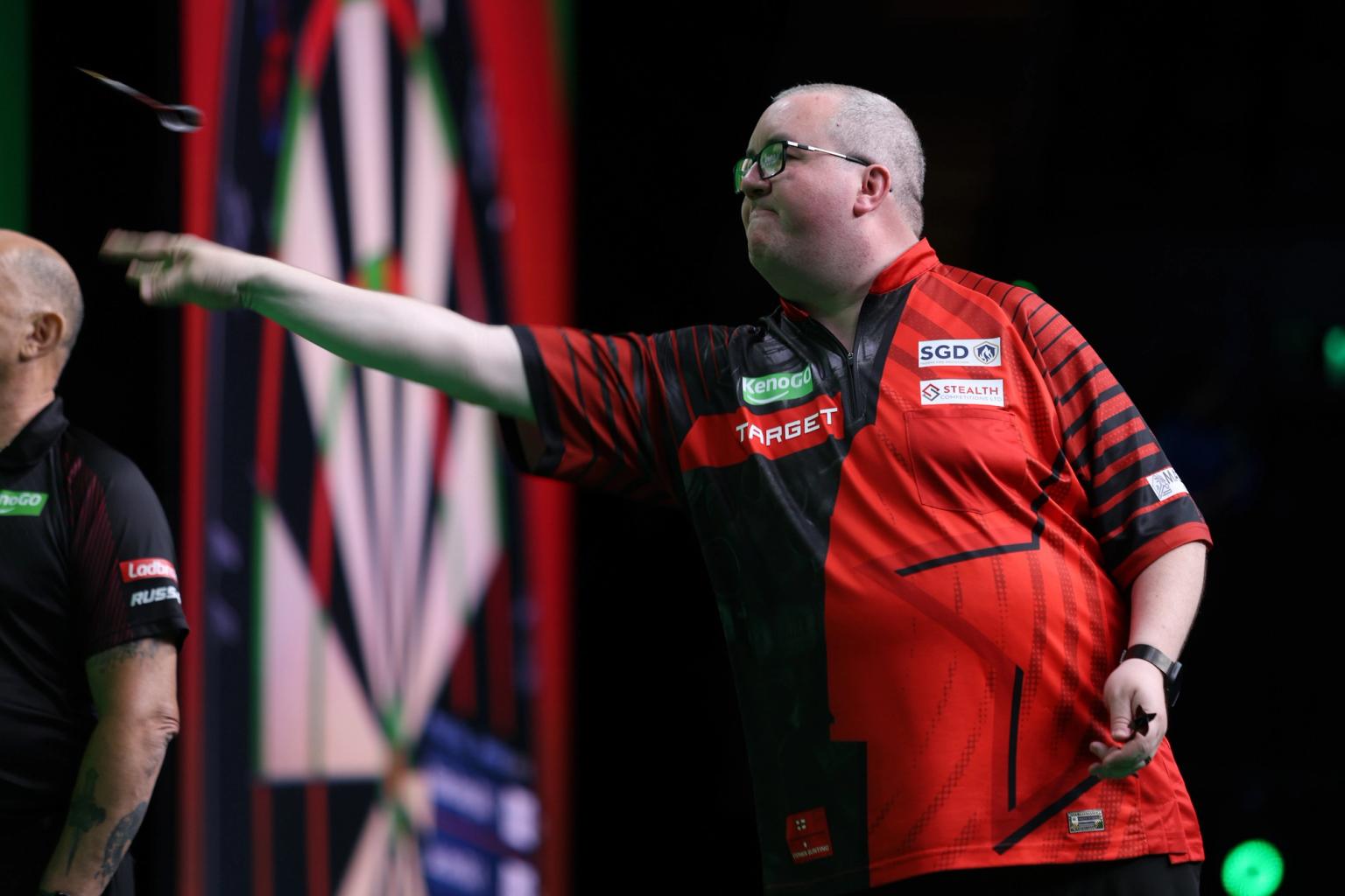 Stephen Bunting survived a huge scare in his round one clash with Sebastien Bialecki (Credit: PDC Darts)