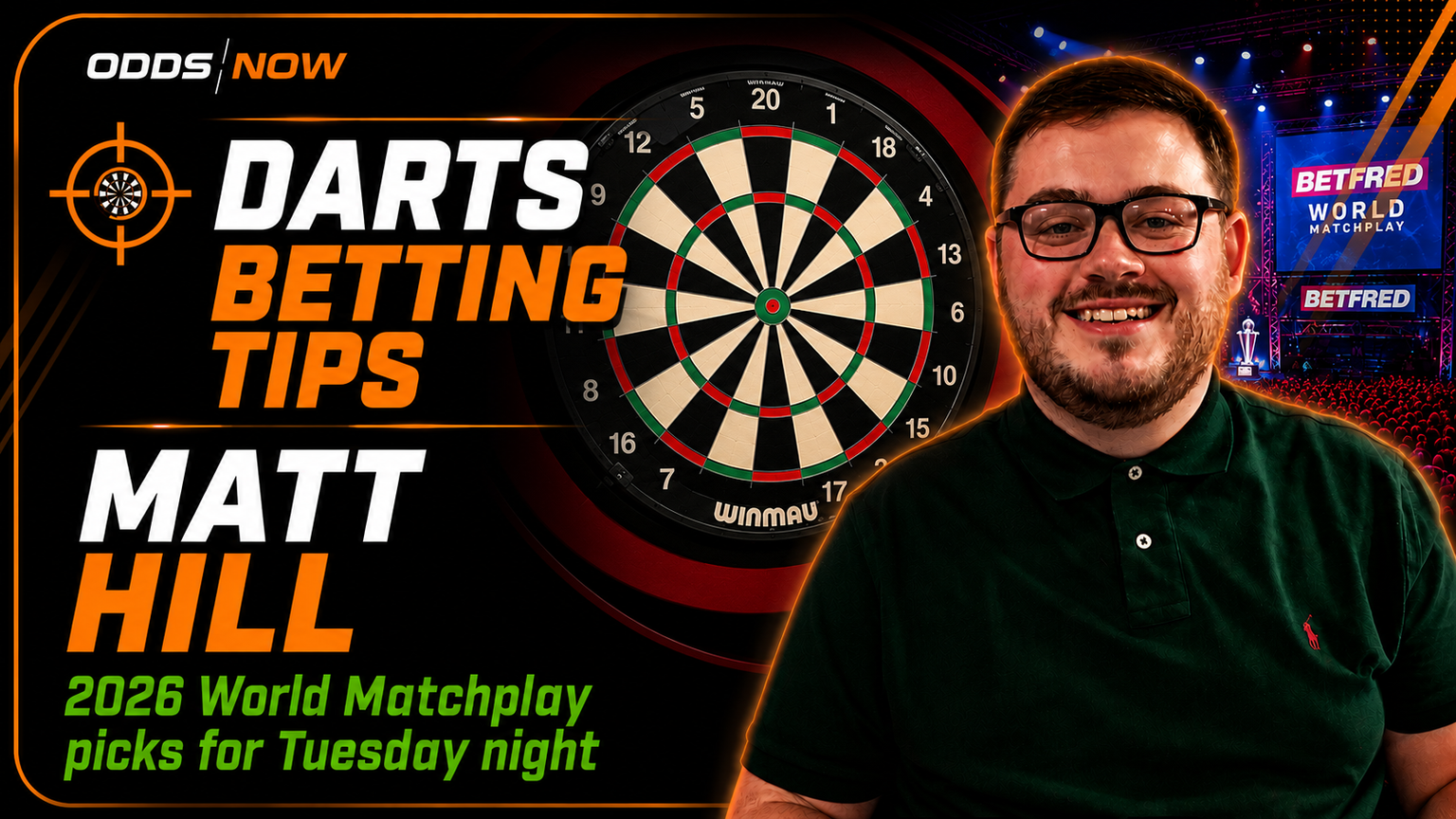 2026 World Matchplay: Three bets for Tuesday evening's action