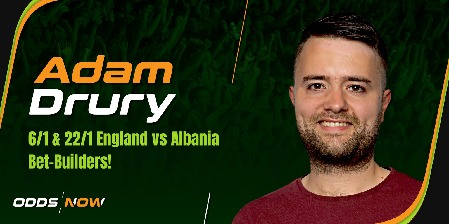Check out our 6/1 and 22/1 Bet Builders for England vs Albania