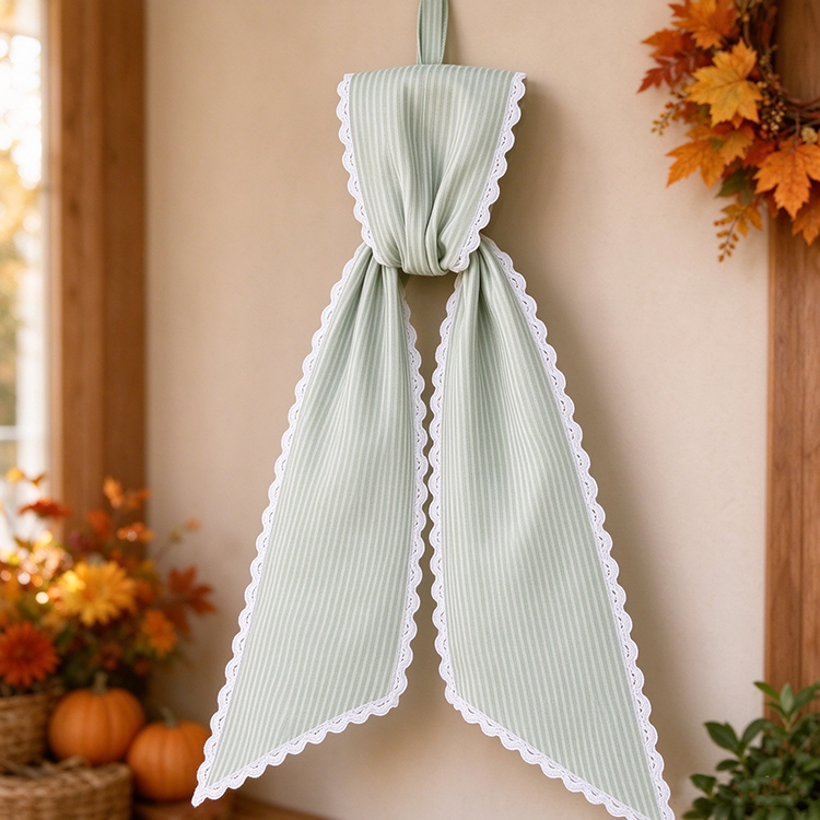 Spring Wreath Sash for Front Door