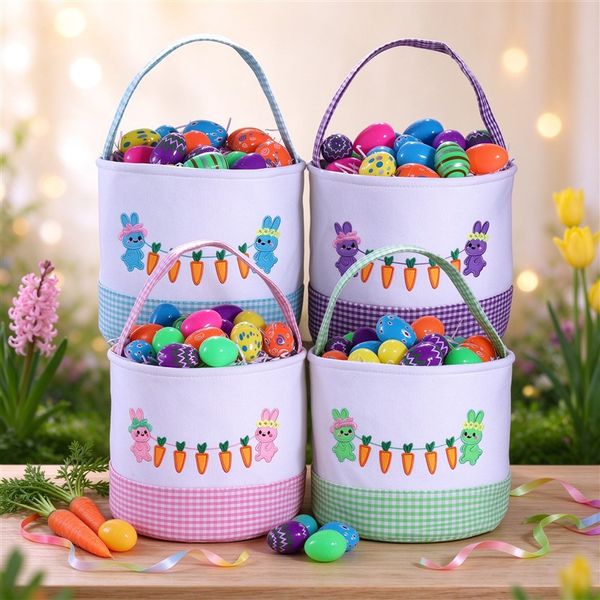 Embroidered Easter Basket