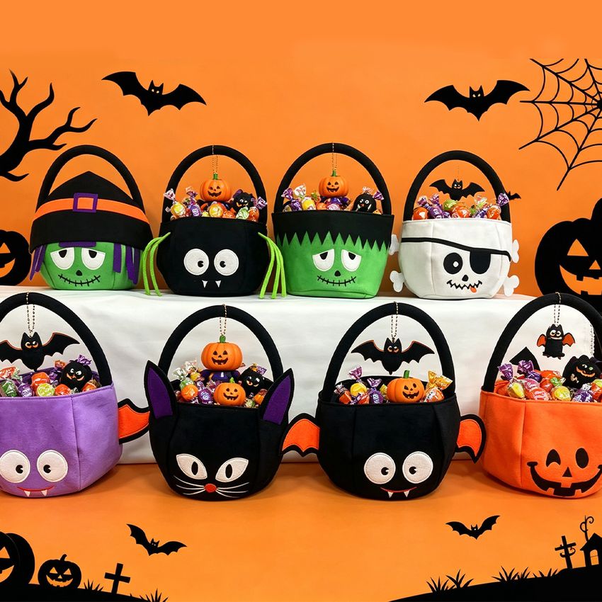 Plush Halloween Bucket