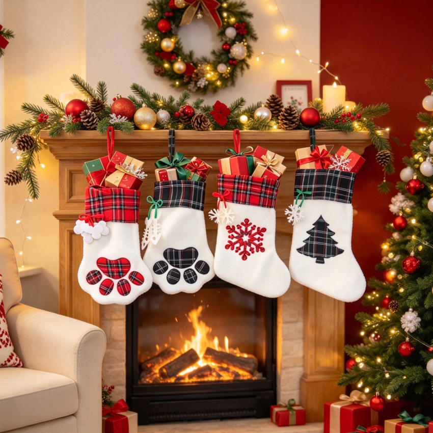 Dog Paw Stocking