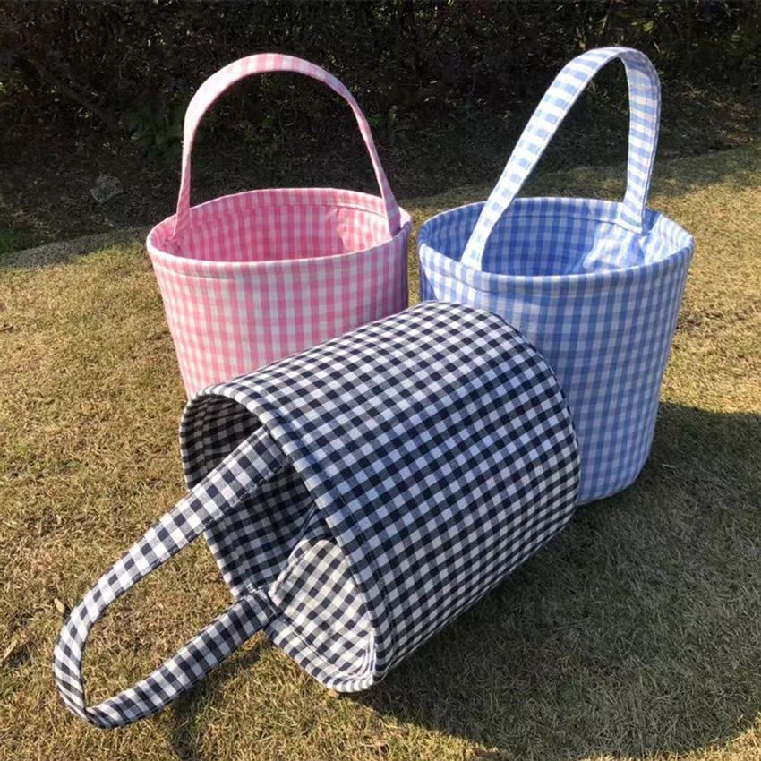 Gingham Easter Baskets