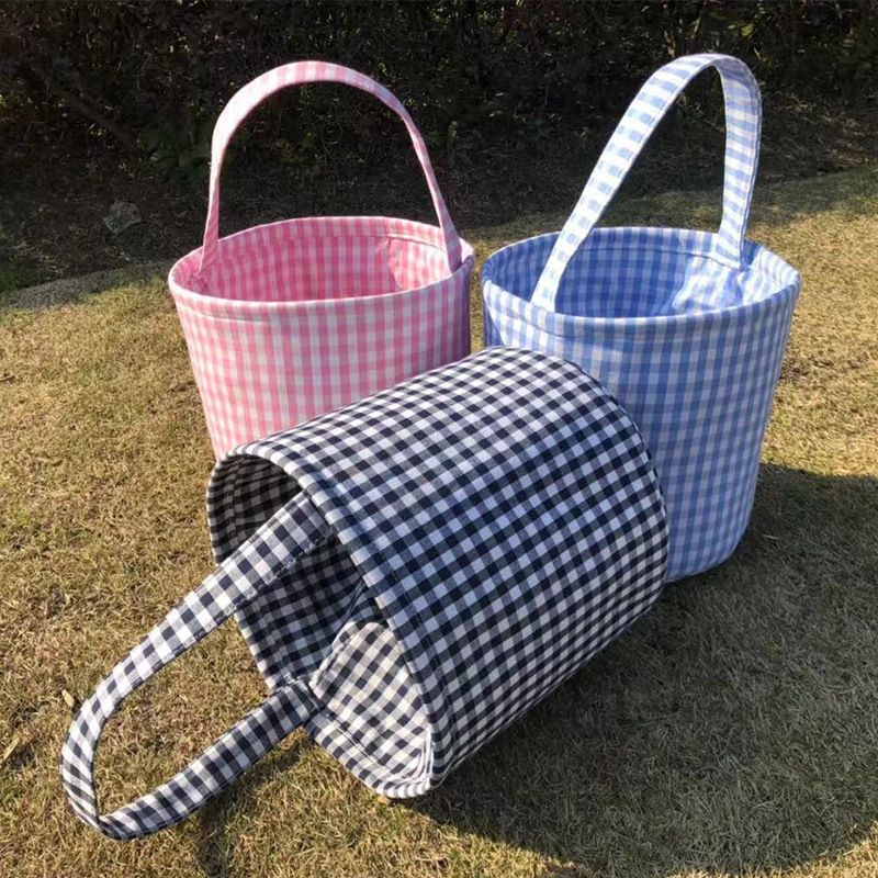 Gingham Easter Baskets
