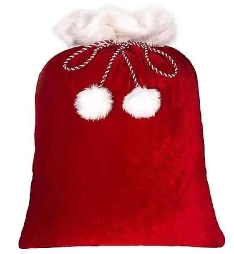 Velvet Santa Sack & Stocking