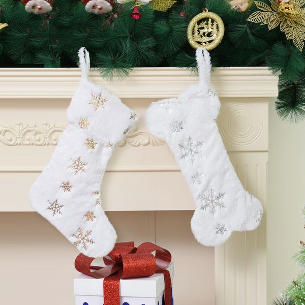Faux Fur Christmas Stocking
