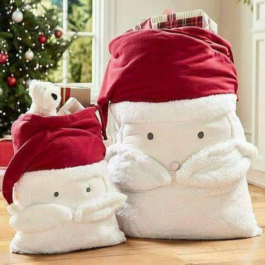 Plush Santa Sack