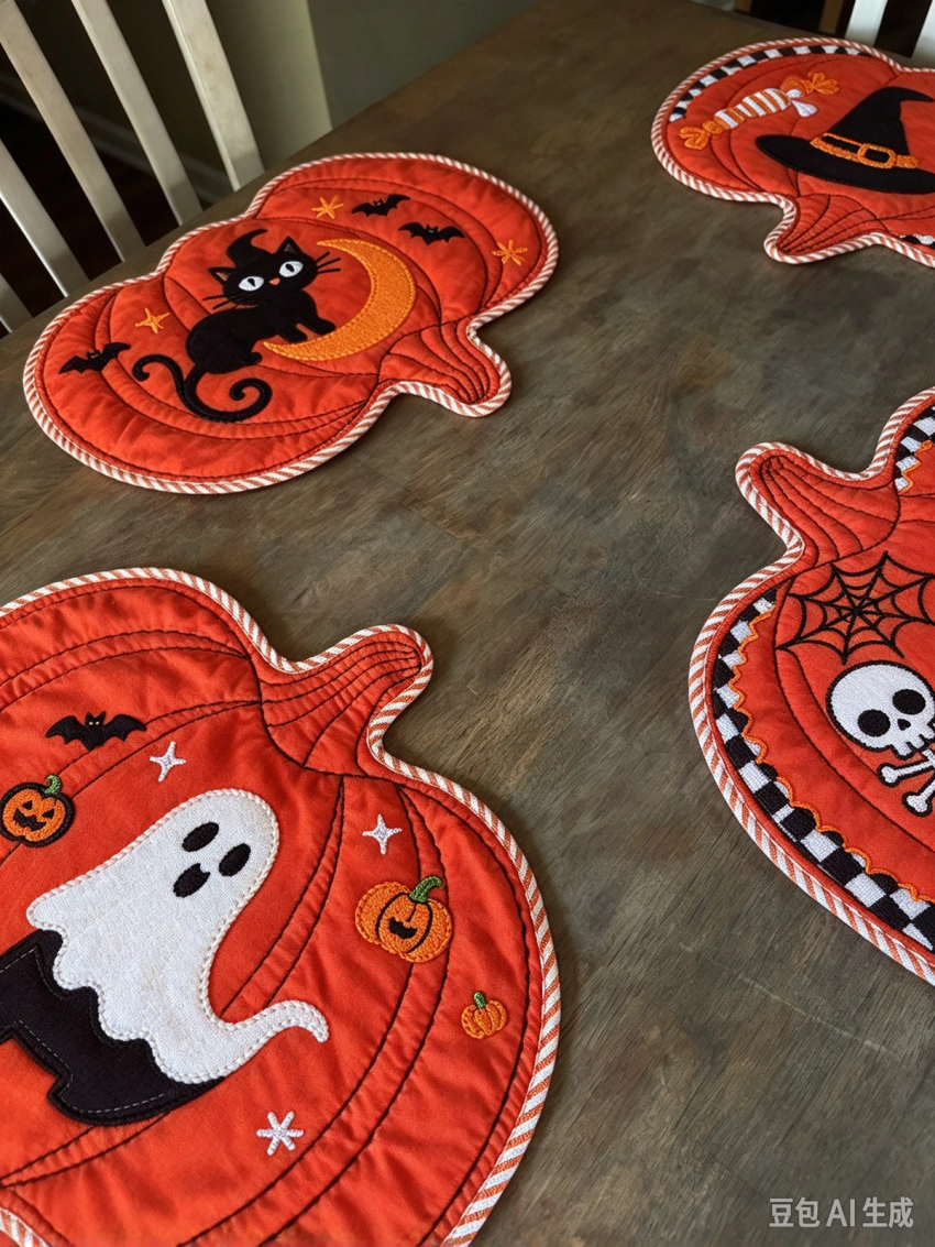 Halloween Pumpkin Placemats