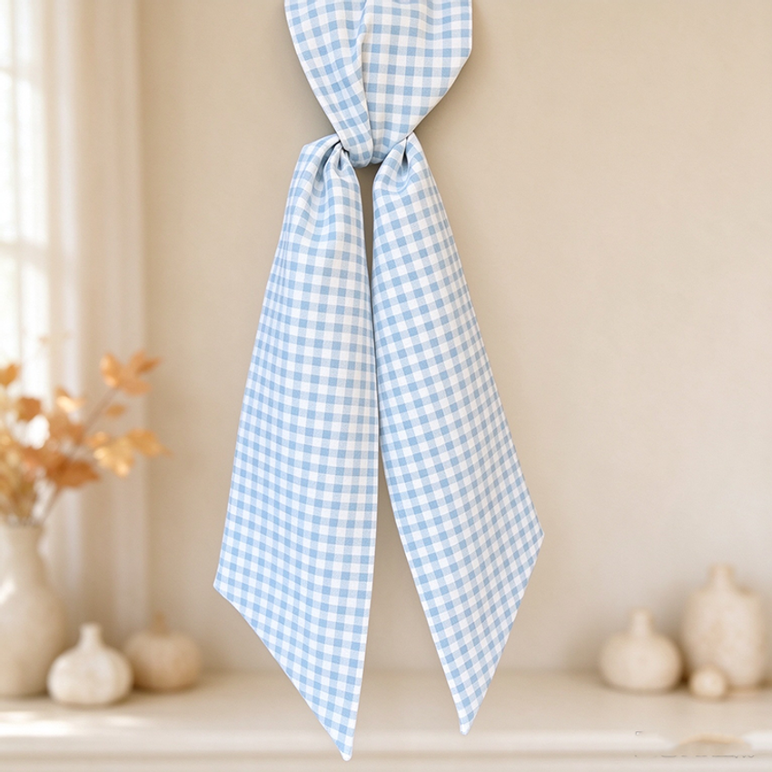 Gingham Wreath Sash