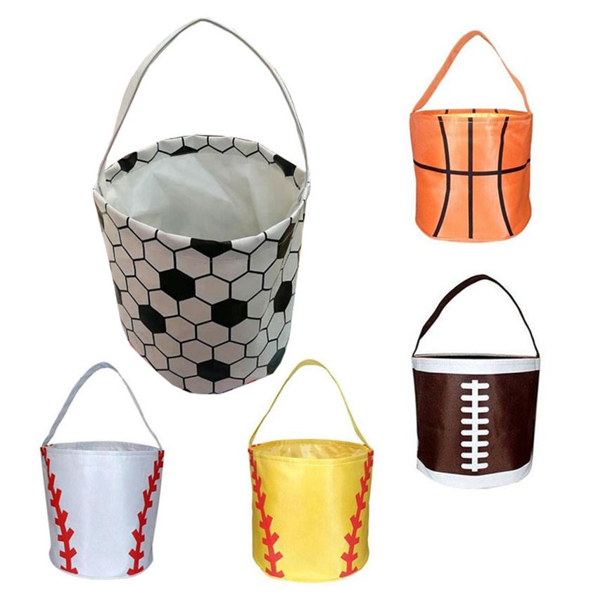 Basketball Bucket Basket for Halloween and Easter