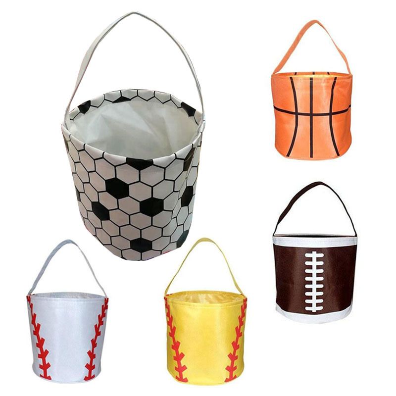 Basketball Bucket Basket for Halloween and Easter