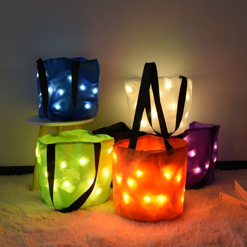 Led Halloween Candy Bucket