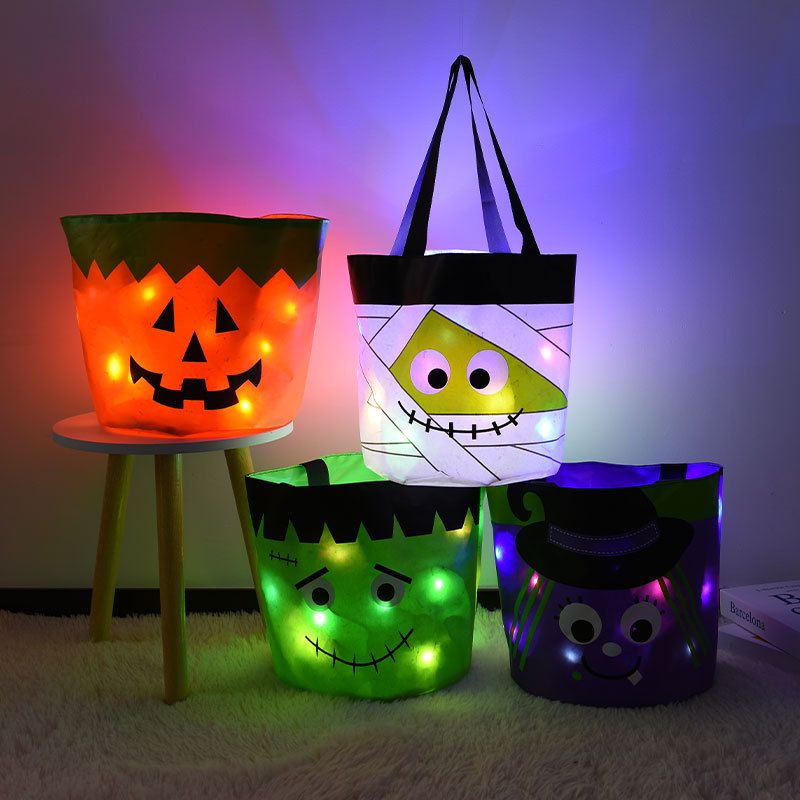 Light Up Halloween Bucket