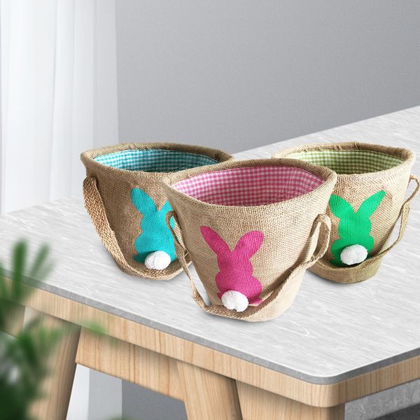Burlap Easter Baskets