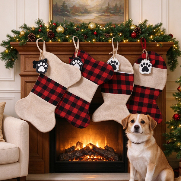Custom Dog Christmas Stocking