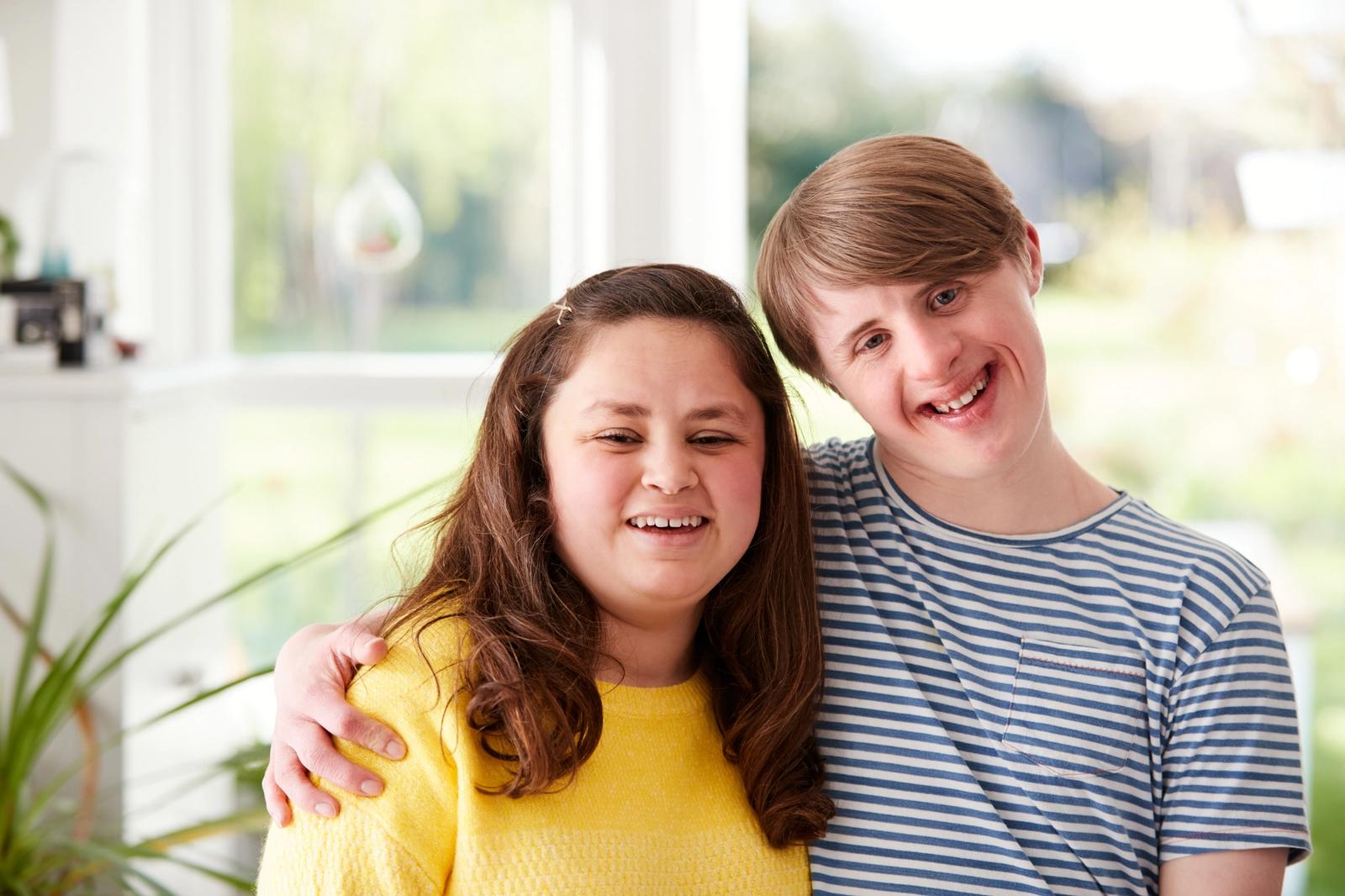 Two individuals with Down syndrome