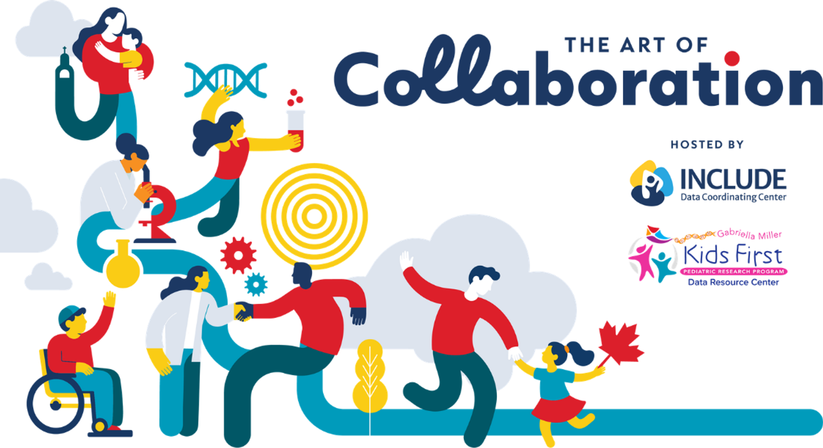 The Art of Collaboration event is hosted by INCLUDE Data Coordinating Center and Kids First Data Resource Center.