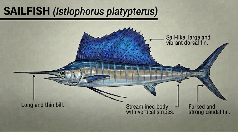 sailfish anatomy