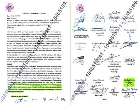 Yakma Tesisi Tartışması: Belediyenin İmzası Ortaya Çıktı!